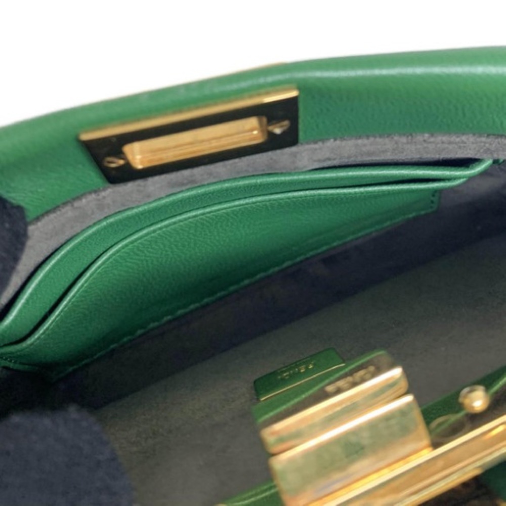 Fendi | Micro Peekaboo Bag - Kelly Green - Picture 14 of 16